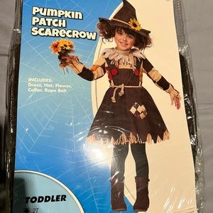 Cute Toddler Scarecrow Costume!! Size 2T!